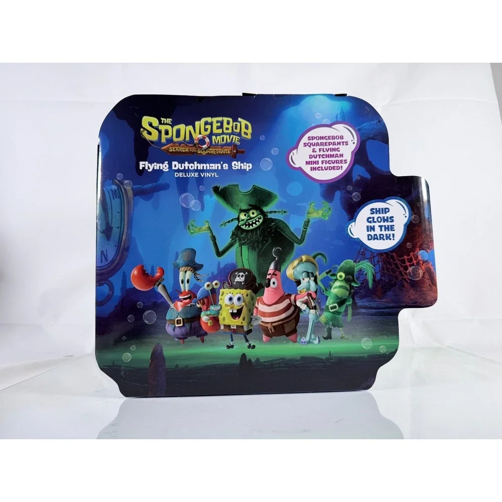 Search For SquarePants The SpongeBob Movie Flying Dutchman Ship Glow in Dark NIB